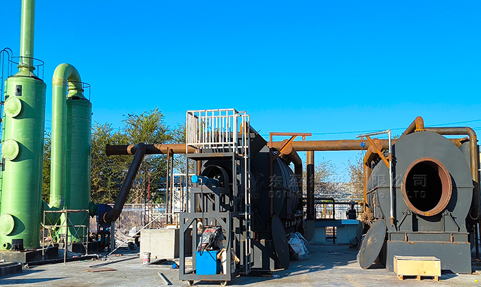 DOING farmland plastic mulch pyrolysis machine