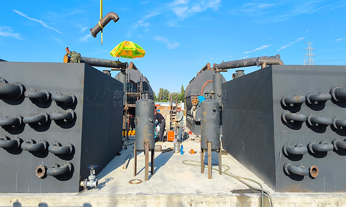 DOING plastic pyrolysis machine condenser