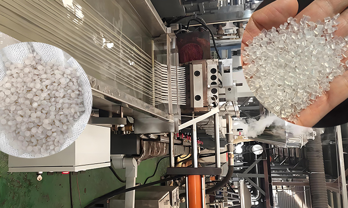 waste plastic granulation