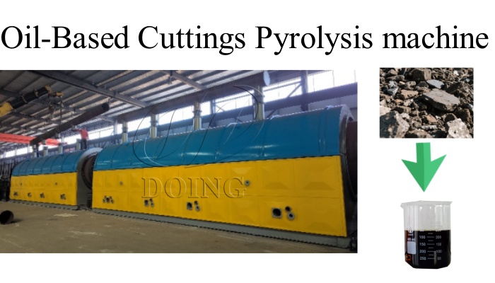 oil based drilling sludge treatment pyrolysis machine