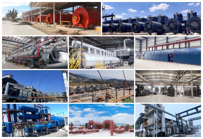 tire pyrolysis oil production plants