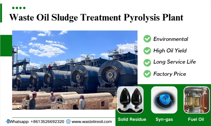 DOING oil sludge treatment pyrolysis plant 
