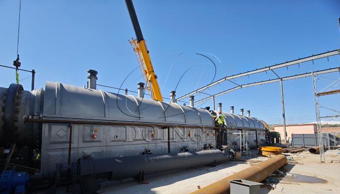 DOING continuous oily sludge pyrolysis production line DOING continuous oily sludge pyrolysis production line