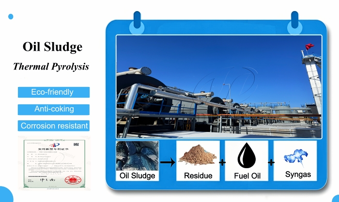 DOING oil sludge pyrolysis equipment