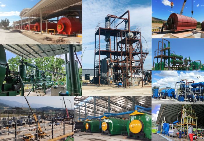DOING pyrolysis plant and waste oil distillation plant projects