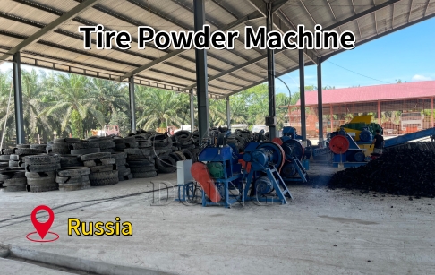 DOING Company Signs Contract for Tyre Powder Machine with Russian Regular Client