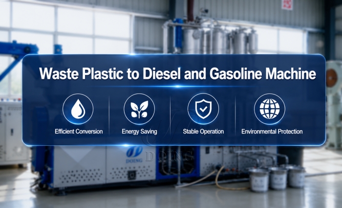 continuous plastic to diesel pyrolysis plant
