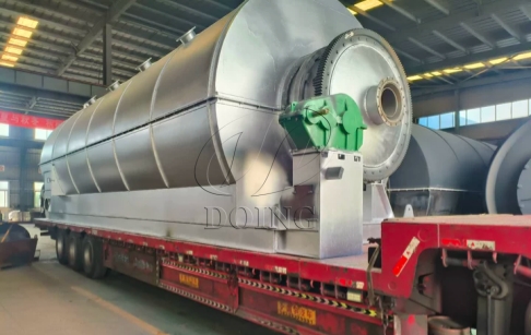 DY-15 Batch Tire Pyrolysis Machine Shipped to Guinea Customer