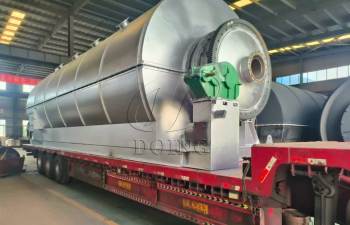 DOING waste tire to fuel pyrolysis machine in Guinea