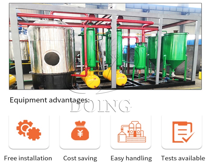 DOING skid-mounted waste oil refining machine benefits DOING skid-mounted waste oil refining machine benefits