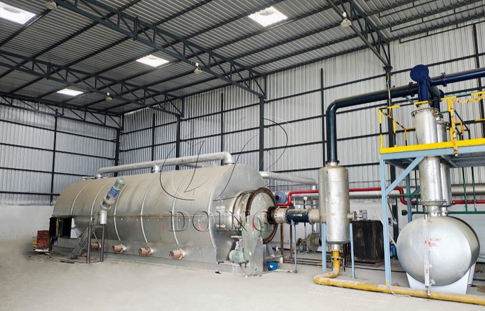 10-Ton Tyre Pyrolysis Equipment Project