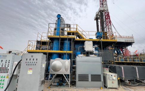 20 TPD Electric Heating Pyrolysis Project for Oil-Based Drill Cuttings in China