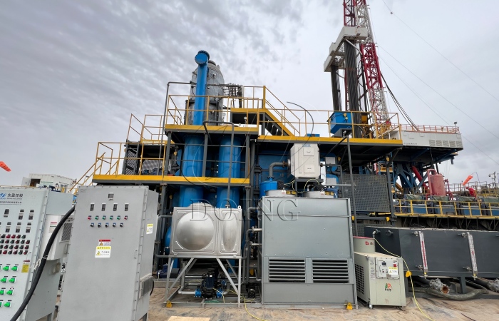 Oil-based drill cuttings pyrolysis equipment