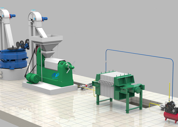 Cooking oil machine