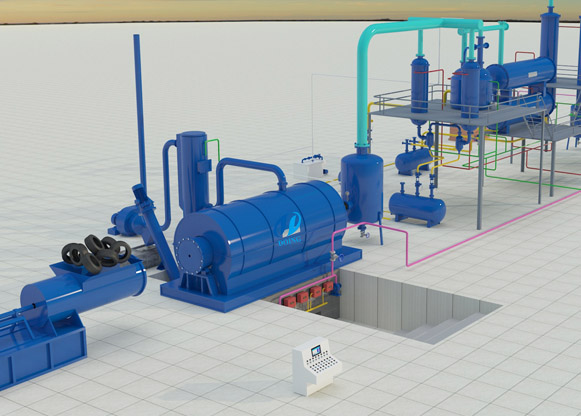 Pyrolysis plant